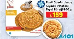 PONTİ DONDURULMUŞ KIYMALI PATATESLİ TEPSİ BÖREĞİ 800 G PONTİ DONDURULMUŞ KIYMALI PATATESLİ TEPSİ BÖREĞİ 800 G